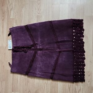 Suede Skirt